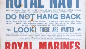 Wanted immediately for the Royal Navy - Poster